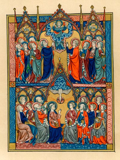 Ascensão e Pentecostes, 1290-1300 de Unbekannt