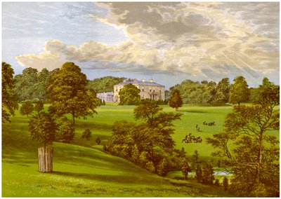 Ashcombe Park, Staffordshire, casa da família Sneyd, c1880 de Unbekannt