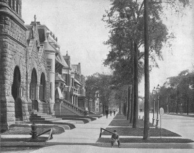Ashland Avenue, Chicago, Illinois, EUA, c1900. de Unbekannt