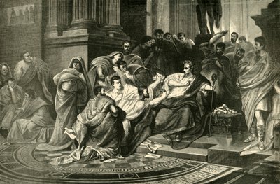 Assassinato de Júlio César, 1890. de Unbekannt