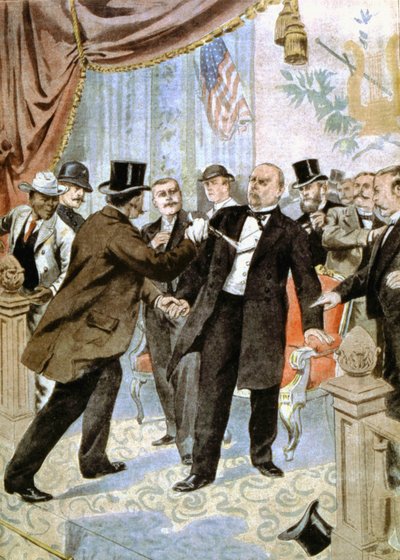 Assassinato de William McKinley, 25º presidente dos EUA, 1901 de Unbekannt