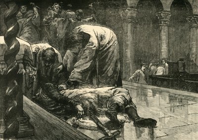 Assassinato do imperador Leão V, 820 dC, 1890. de Unbekannt