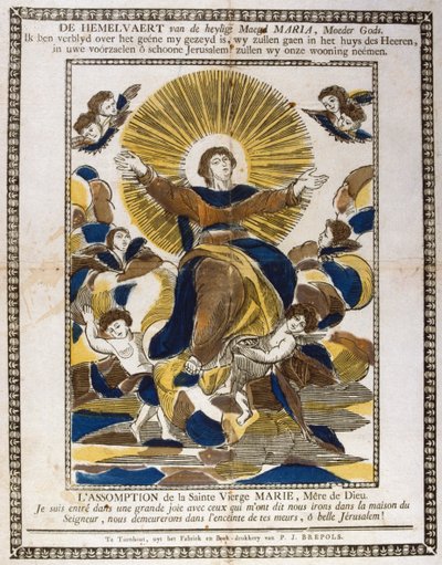 Assunção da Virgem Maria, século XIX de Unbekannt