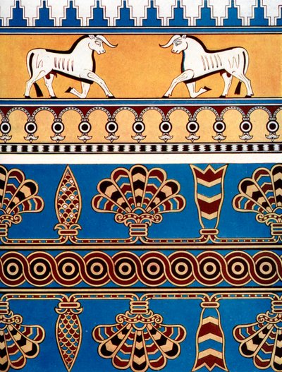 Projeto assírio de tijolos e azulejos, 1933-1934 de Unbekannt