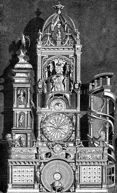 Relógio astronômico da Catedral de Estrasburgo, 1573, 1870 de Unbekannt