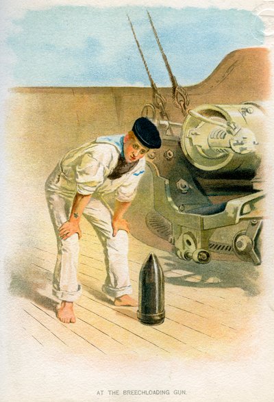 Na pistola de culatra, c1890-c1893 de Unbekannt