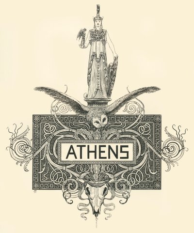 Atenas, final do século XIX e início do século XX. de Unbekannt