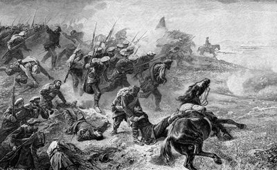 Ataque de carlistas bascos durante a revolta de 1872-1876, 1902 de Unbekannt