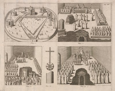 Audiência no Czar Russo, Moscou. Publicado por Jacob Ulfeldt, 1578. de Unbekannt