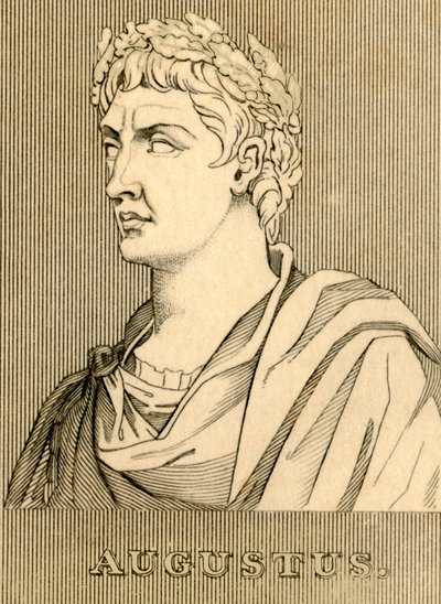 Augusto, 63 aC-14 dC, 1830. de Unbekannt