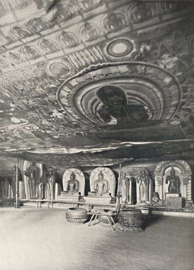 Dos templos rochosos de Dambulla, 1926 de Unbekannt