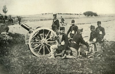 Artilharia austríaca no campo, 1919. de Unbekannt