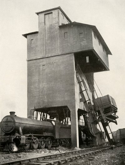 Carvão Automático na Estação Hornsey, Middlesex, 1935. de Unbekannt