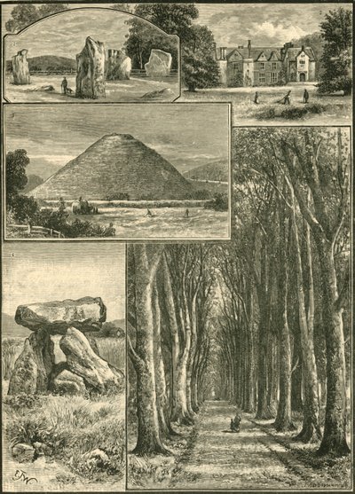 Avebury. Littlecote. Silbury. Covil do demônio. Grand Avenue, 1898. de Unbekannt
