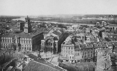 Avignon - vista geral tirada da torre de St. Laurent, c1925 de Unbekannt