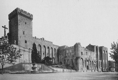 Avignon - Palácio dos Papas, c1925 de Unbekannt