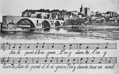 Avignon. - Ponte St-Benezet, c1925 de Unbekannt