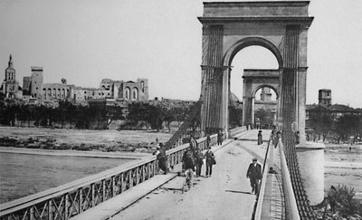 Avignon - ponte suspensa, c1925 de Unbekannt
