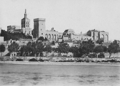 Avignon. - Palácio do Ródano e dos Papas, c1925 de Unbekannt