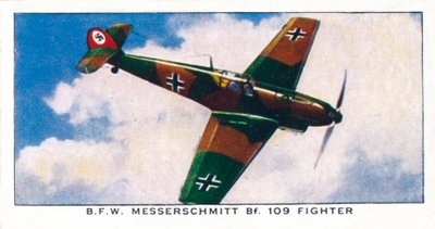 BFW Messerschmitt Bf. 109 Lutador, 1938 de Unbekannt