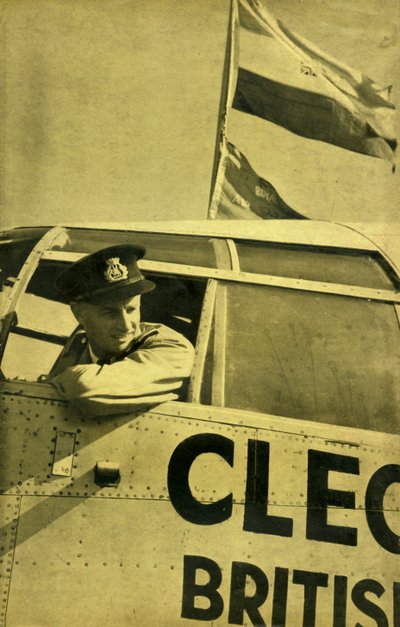 Contracapa da Merchant Airmen, 1946. de Unbekannt