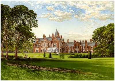 Bagshot Park, Surrey, casa do duque de Connaught, c1880. de Unbekannt