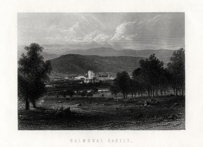 Castelo de Balmoral, Escócia, 1883 de Unbekannt