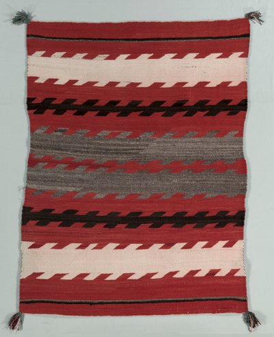 Tapete com faixas, c. 1890-1900. de Unbekannt