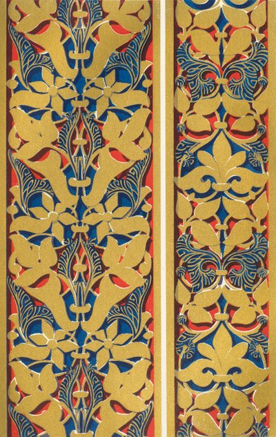 Bandas, lado dos arcos, Tribunal dos Leões, 1907. de Unbekannt
