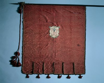 Banner com medalhões de Paixão de Cristo, década de 1700. de Unbekannt