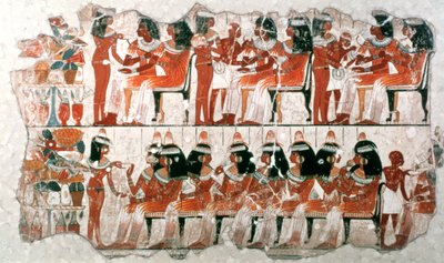 Cena do banquete, 1350 aC de Unbekannt