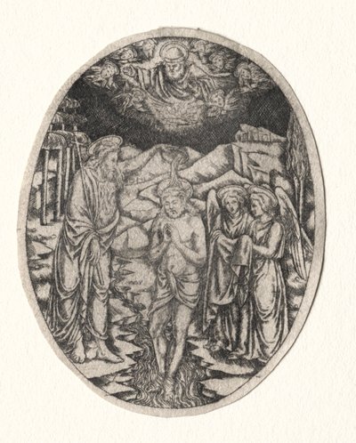 Batismo de Cristo, 1400s. de Unbekannt