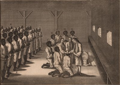 Batismo de escravos negros, 1757. de Unbekannt