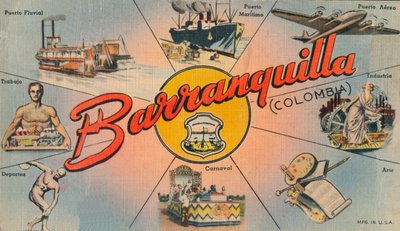 Barranquilla Colômbia, c1940s de Unbekannt