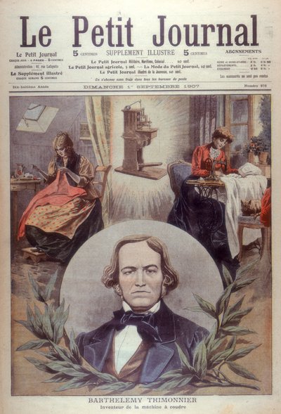 Barthelemy Thimonnier, inventor francês do século XIX, [1907] de Unbekannt