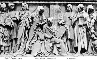Baixo-relevo do Albert Memorial, Londres, início do século XX de Unbekannt