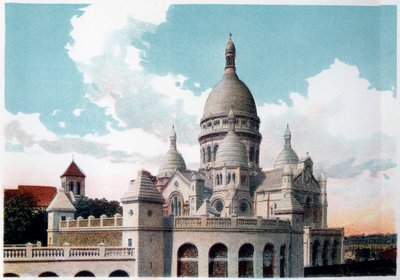 Basílica do Sacre Coeur, Paris, c1900 de Unbekannt