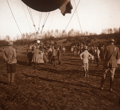 Cesta de balão de barragem, c1914-c1918 de Unbekannt