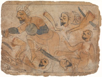 Battle Scene, século XIII. de Unbekannt