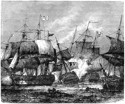 Batalha da Baía de Abukir, 1 de agosto de 1798, 1898 de Unbekannt