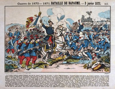 Batalha de Bapaume, guerra franco-prussiana, 3 de janeiro de 1871 de Unbekannt
