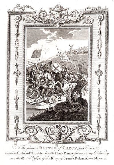 Batalha de Crecy na França, 1346 de Unbekannt