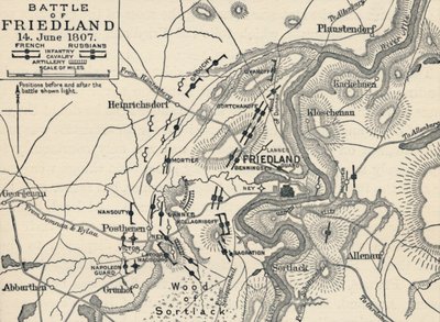 Batalha de Friedland, 14 de junho de 1807, 1896 de Unbekannt