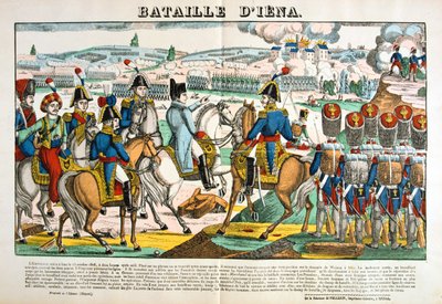 Batalha de Jena, 14 de outubro de 1806, c1835 de Unbekannt