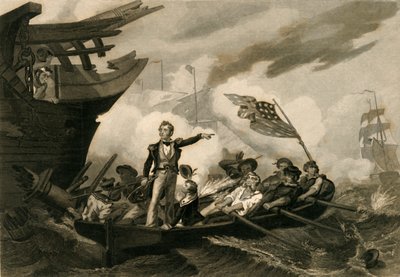Batalha do Lago Erie, 1878. de Unbekannt