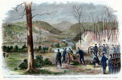 Batalha de Philippi, Virgínia Ocidental, Guerra Civil Americana, 3 de junho de 1861 de Unbekannt