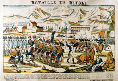 Batalha de Rivoli, 14 de janeiro de 1797, século XIX de Unbekannt