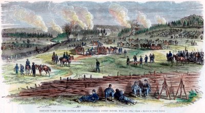 Batalha do Tribunal da Spotsylvania, Virgínia, Guerra Civil Americana, 12 de maio de 1864 de Unbekannt
