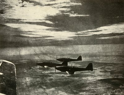 Batalhas retornando de um ataque, 1939-1940, 1941. de Unbekannt