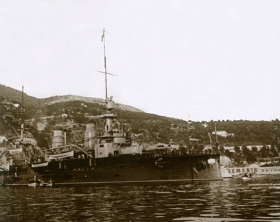 Navio de guerra em Villefranche, França, c1914-c1918 de Unbekannt